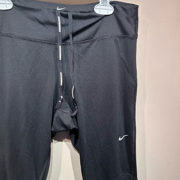 Nike Running Dri-Fit Black Running Pants Women’s Size Medium - Picture 2 of 6